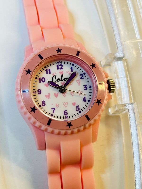 Kinderhorloge Pink hearts 5
