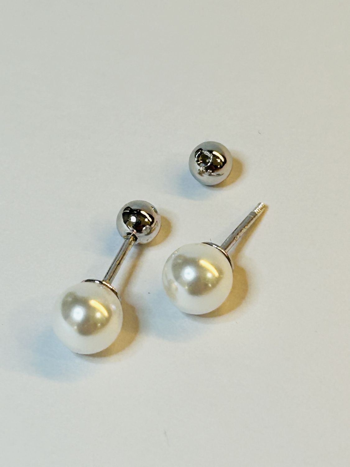 Parel 6,5 mm met schroefsluiting