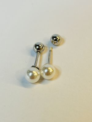Parel 5mm met schroefsluiting