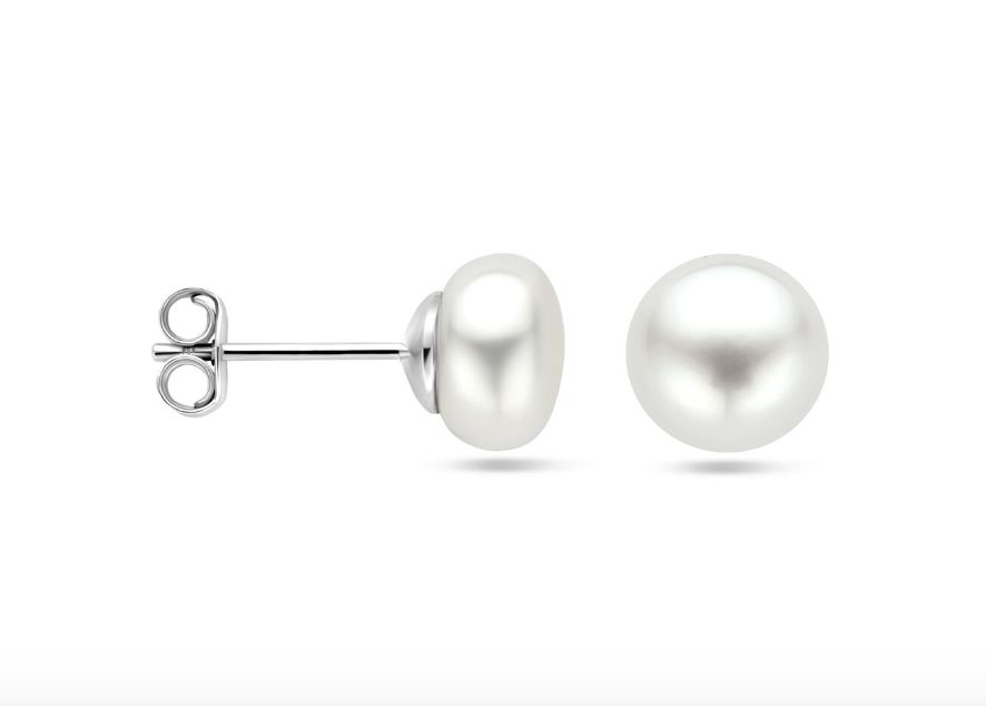 Oorbellen parel 8mm