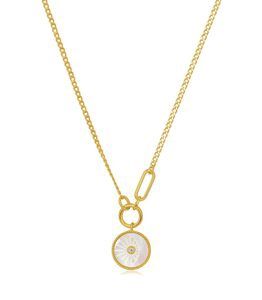 ECLIPSE EMBLEM GOLD NECKLACE