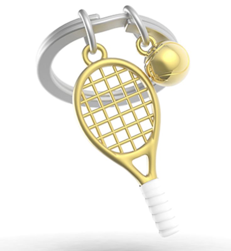 3D Sleutelhanger Tennis