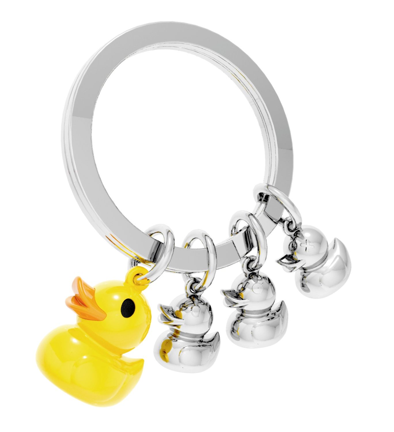 3D Sleutelhanger Duck family