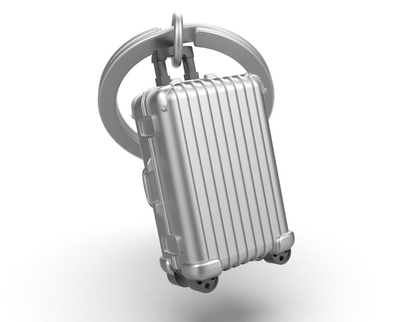 3D Sleutelhanger Reiskoffer