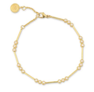 Armband met roze stenen - 22470Y