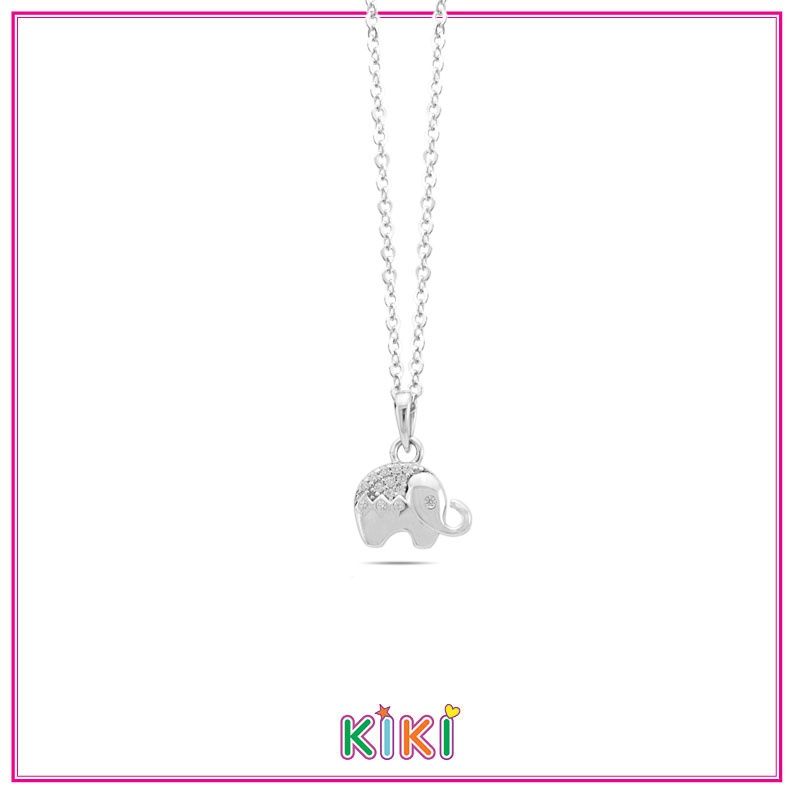 Kinderketting olifant met zirkonia