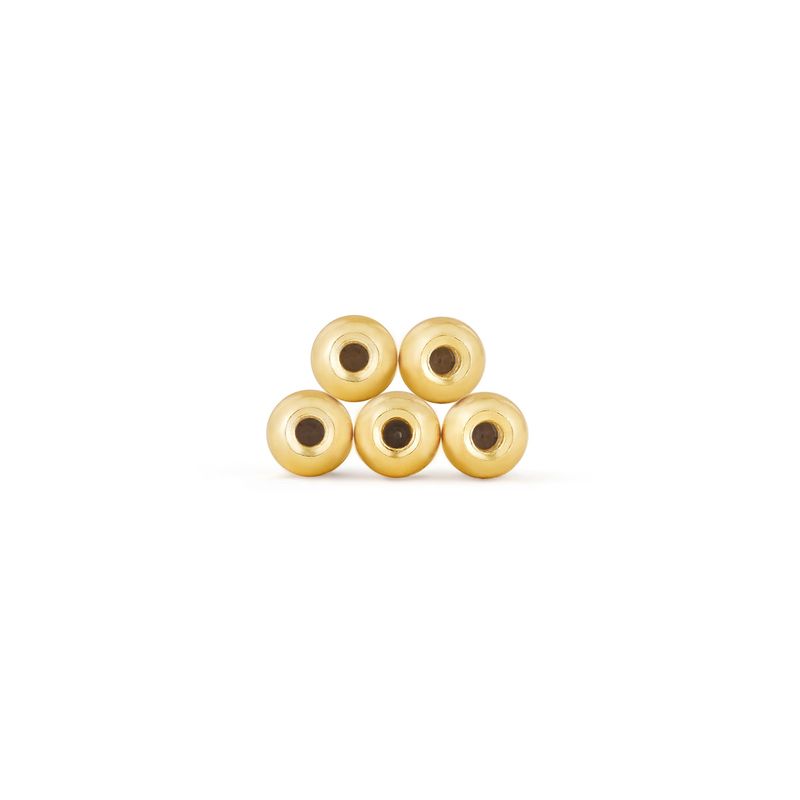 GOLD REPLACEMENT EAR BARBELL BALL X 5