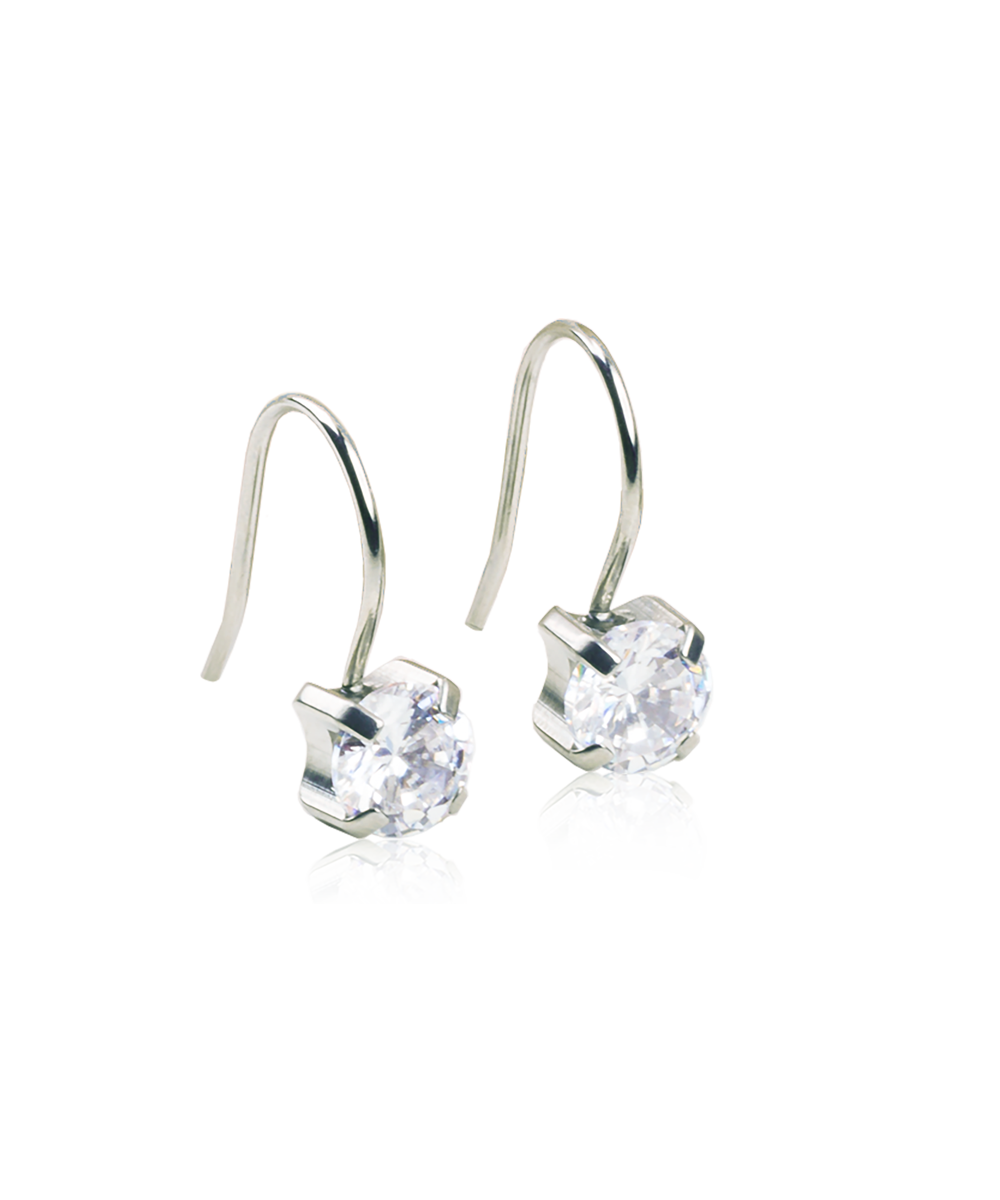 NT Pendant Tiffany 7 mm, CZ White