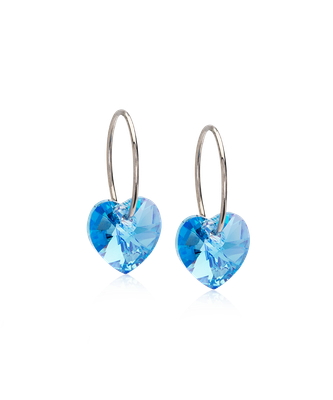 NT Heart 10 mm, Aquamarine
