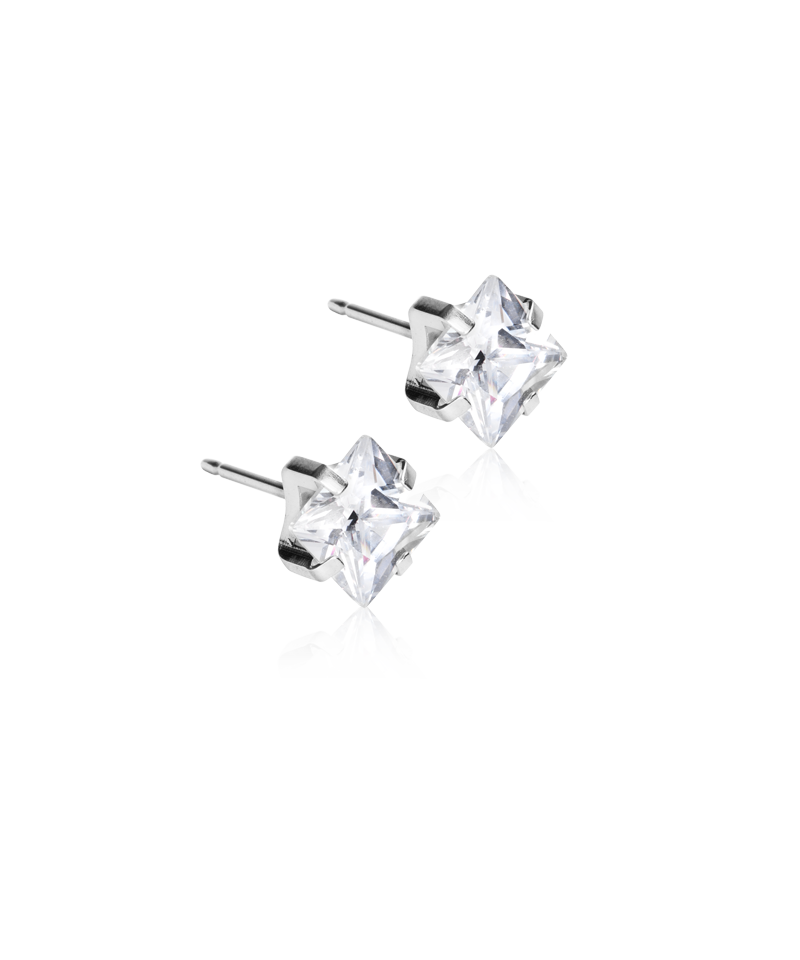 ST Tiffany Edge 7mm CZ white