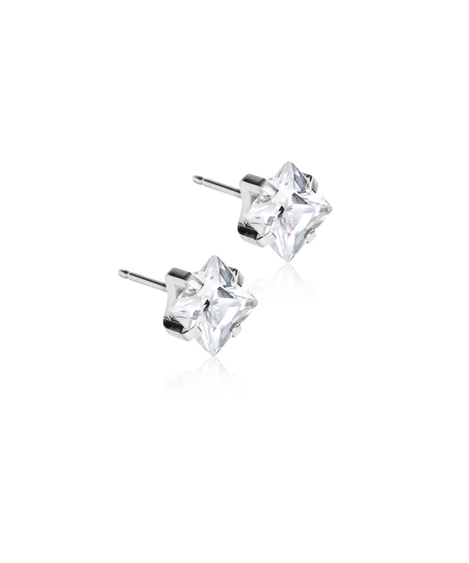 ST Tiffany Edge 7mm CZ white