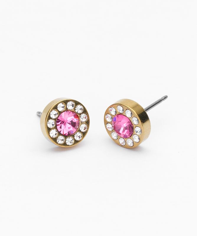 GT Brilliance Halo 8 mm, Crystal/Rose