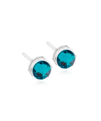 MP Bezel 6 mm. Blue zircon