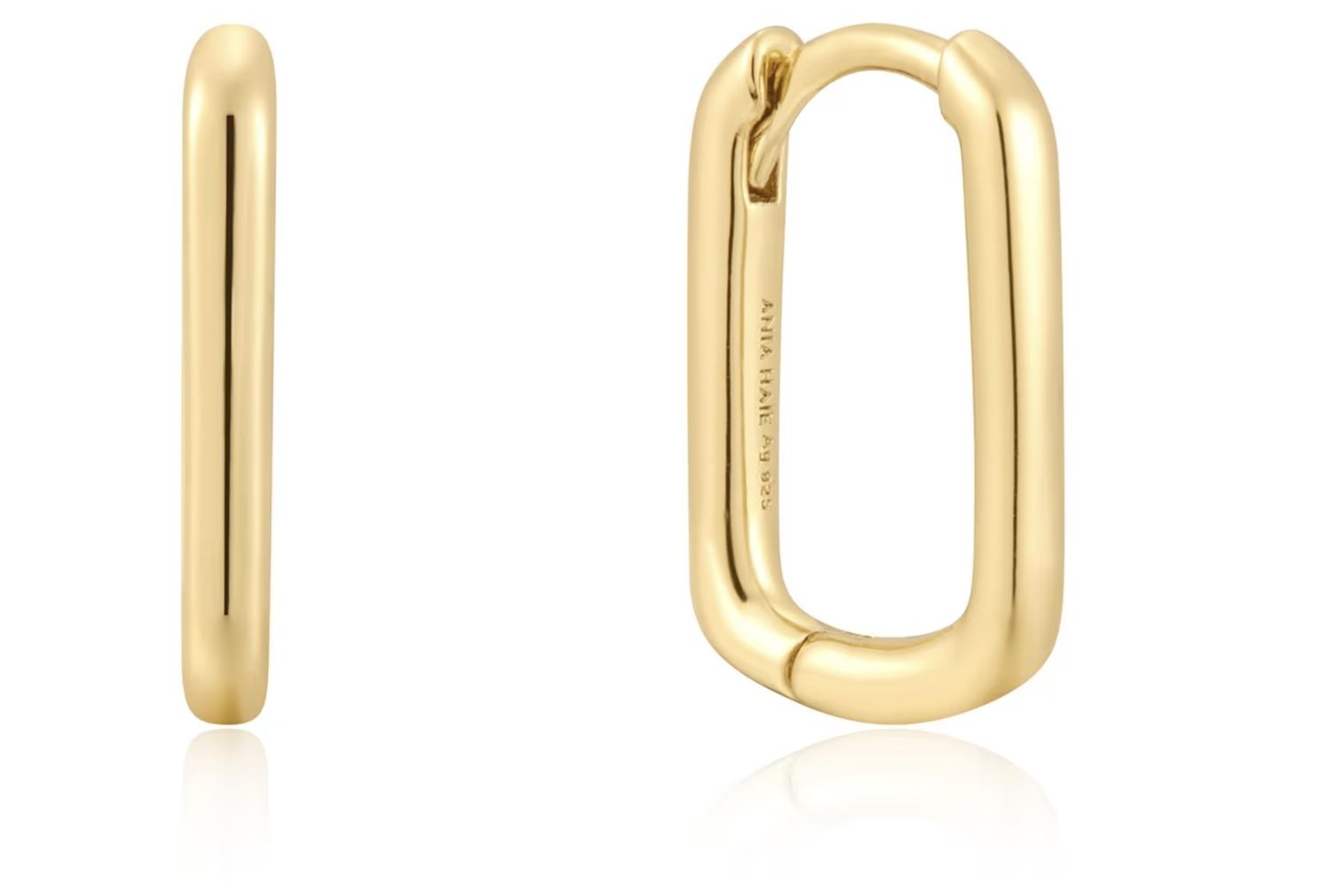 GOLD LARGE OVAL HUGGIES
