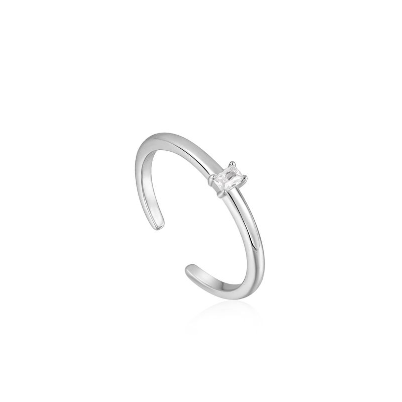 GLAM ADJUSTABLE RING  Silver