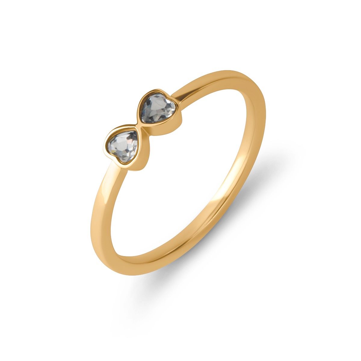 FR59 Adore, Kleur: Goud, Stenen: Crystal, Size: 48