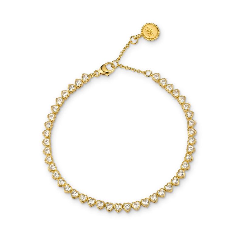 Armband met hartjes - 22445Y