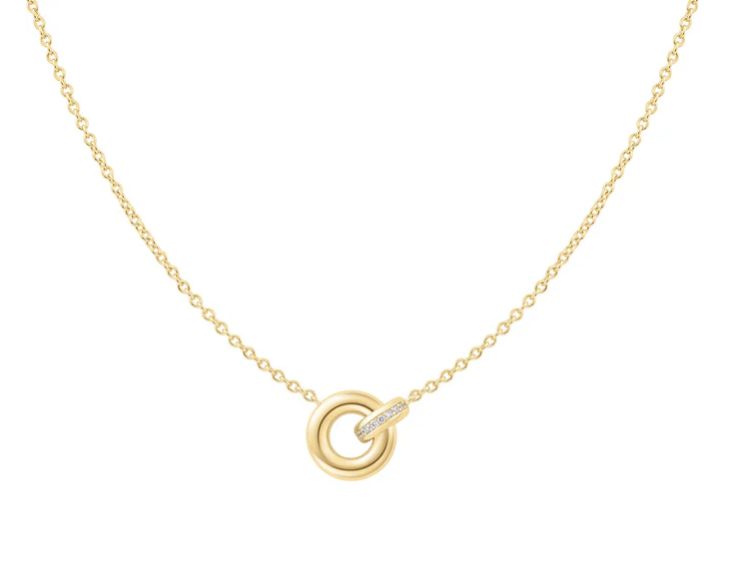GOLD LINKED NECKLACE