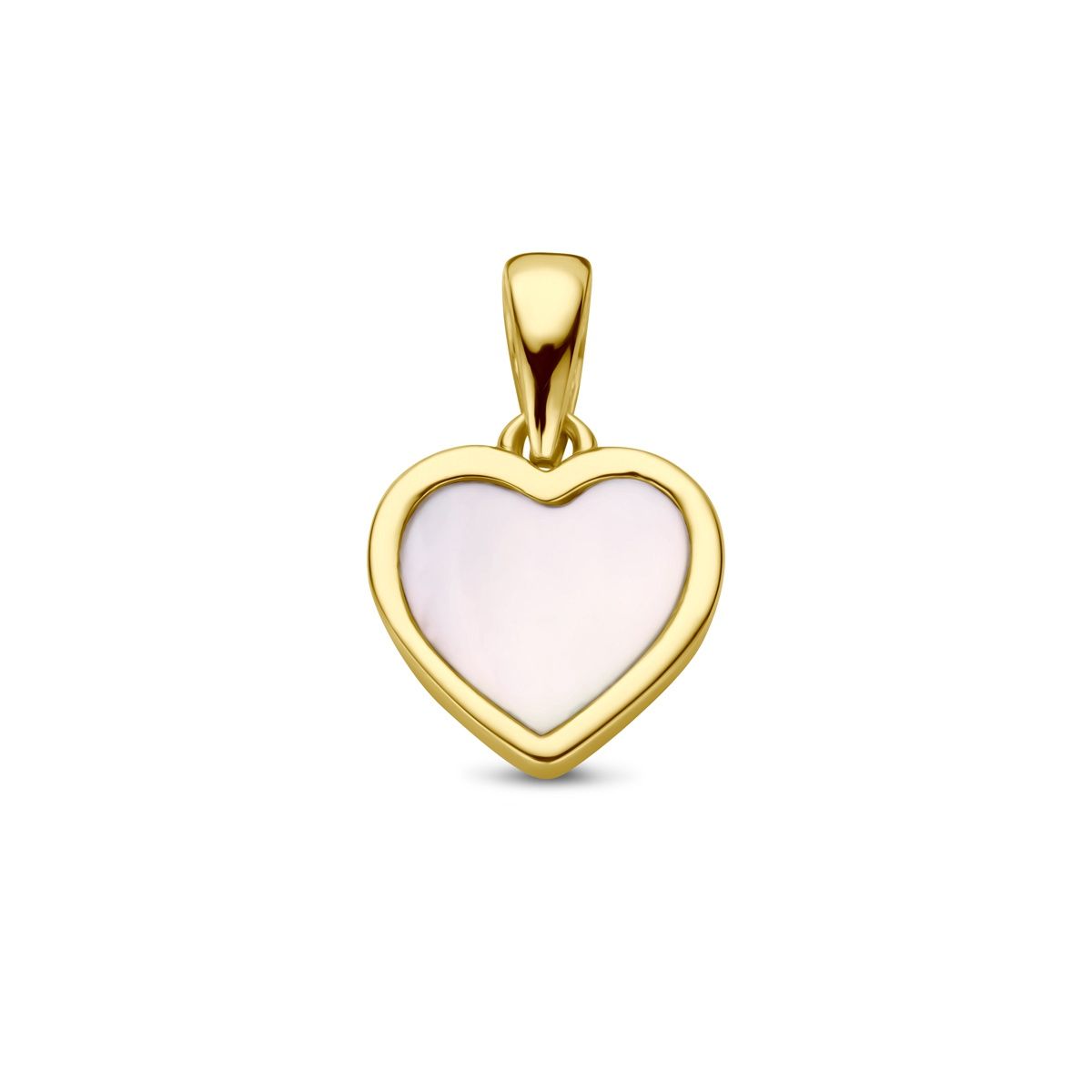 Hanger parelmoer hart