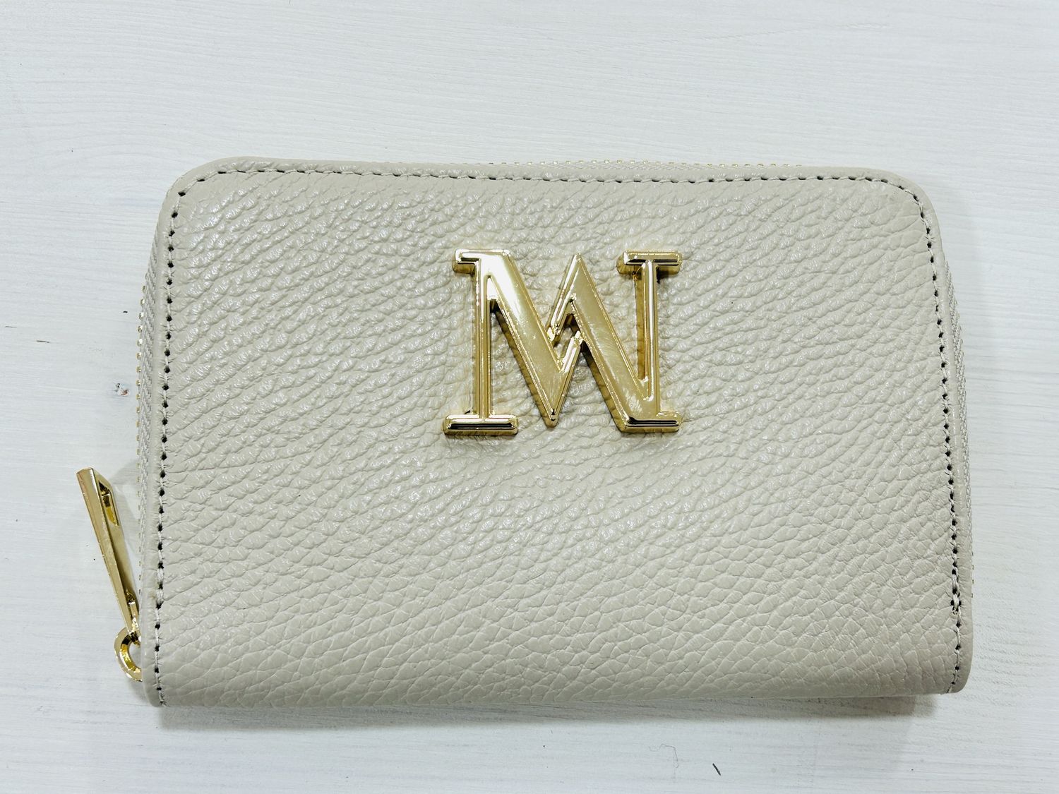 Portefeuille Midi Beige