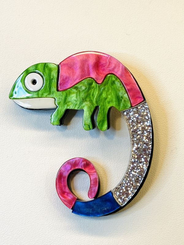 Broche cameleon