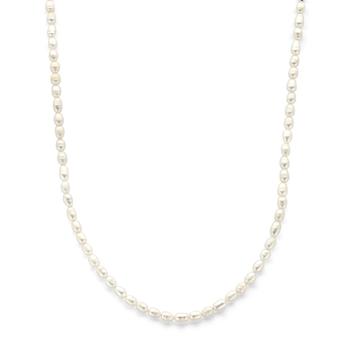 Collier met rijstparels L42 + 5 cm