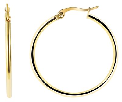 Creolen dia 25 edelstaal