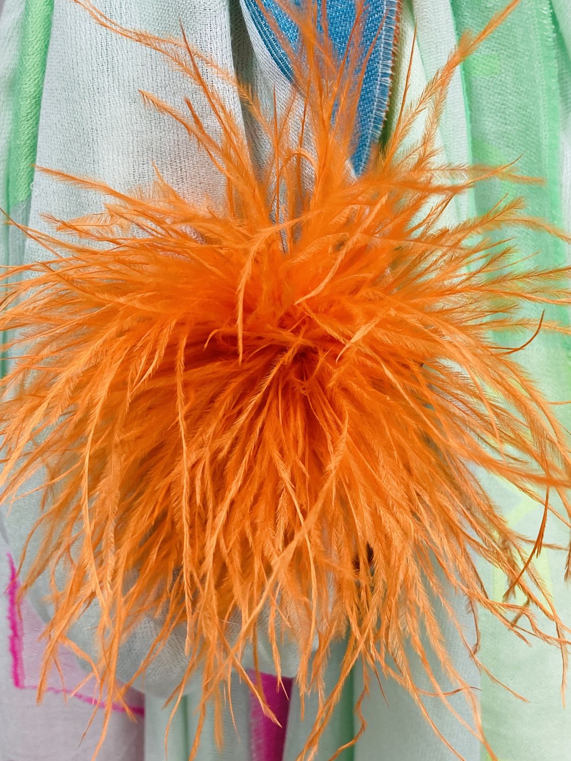 Broche Oranje pluim
