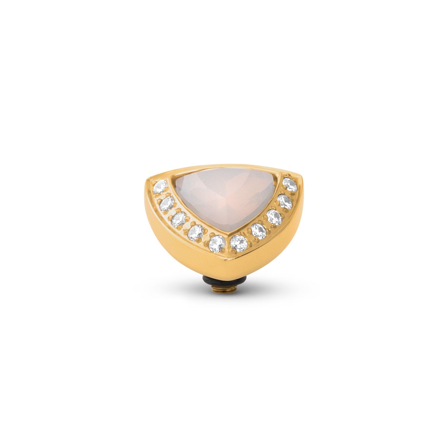 TMF2 TW Pyramid, Kleur: Goud, Kleur steen: Flanel Beige