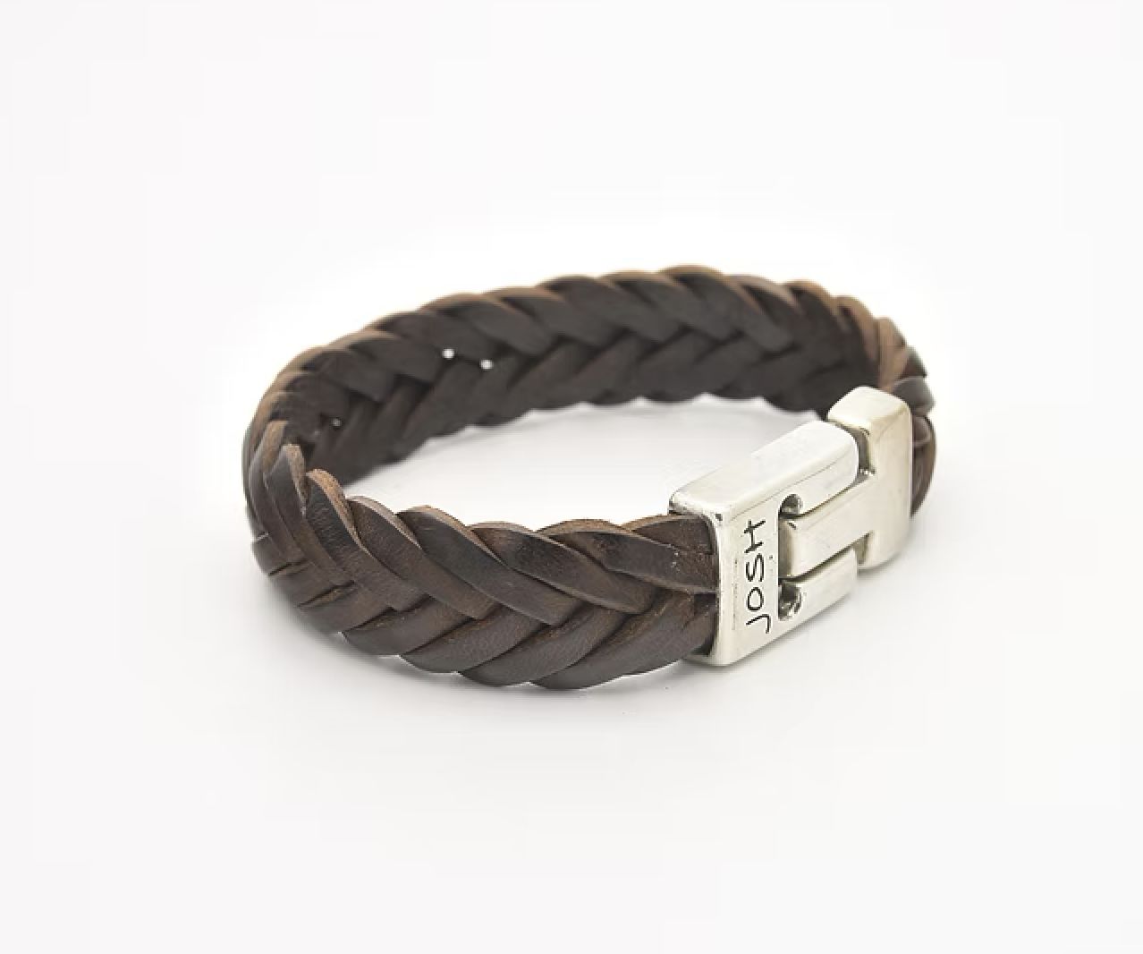 Armband 24001 Brown / Silver sluiting