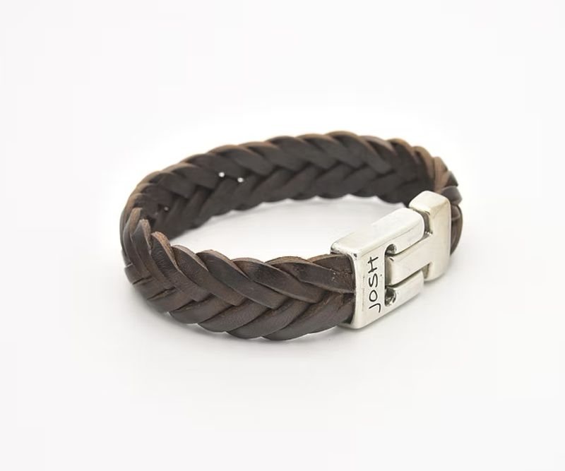 Armband 24001 Brown / Silver sluiting