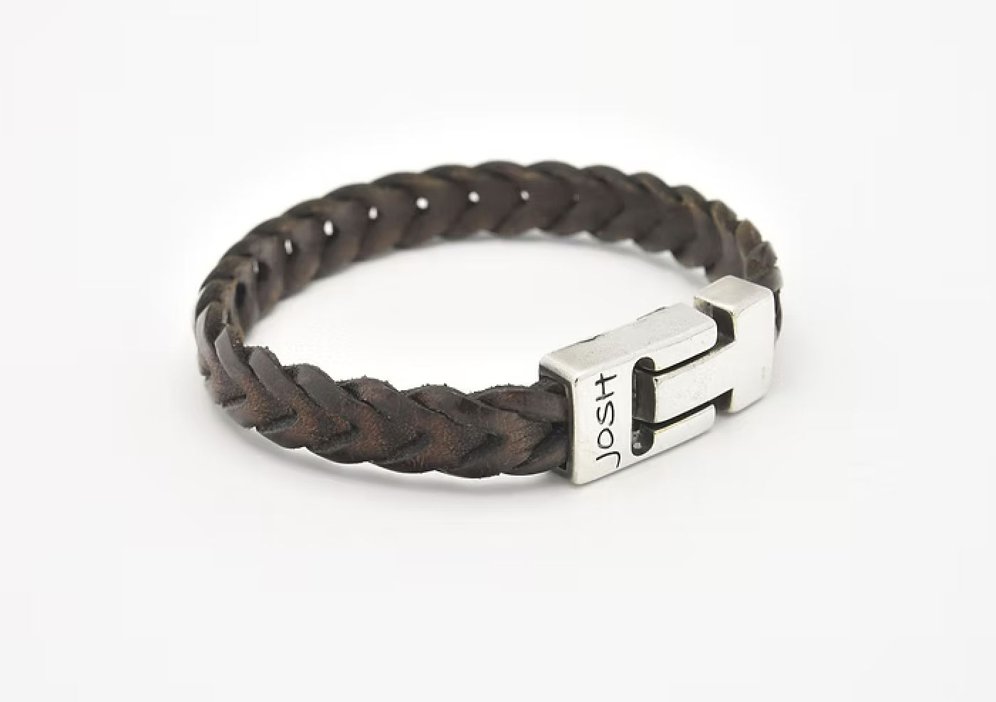 Armband 24773 Brown / Sluiting Silver