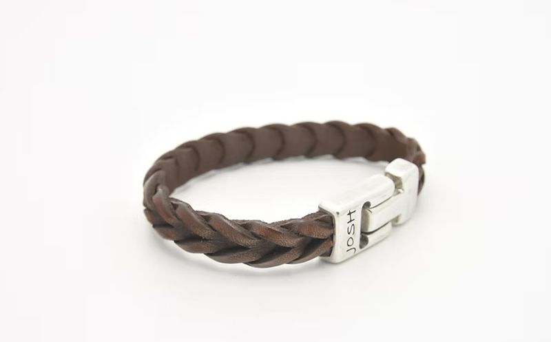 Armband 24773 Cognac / Sluiting Silver