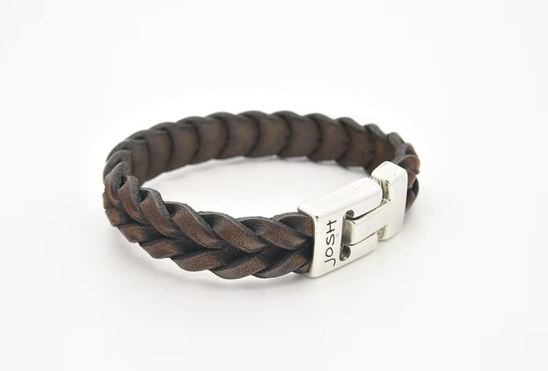 Armband 24728 Brown / Sluiting Silver