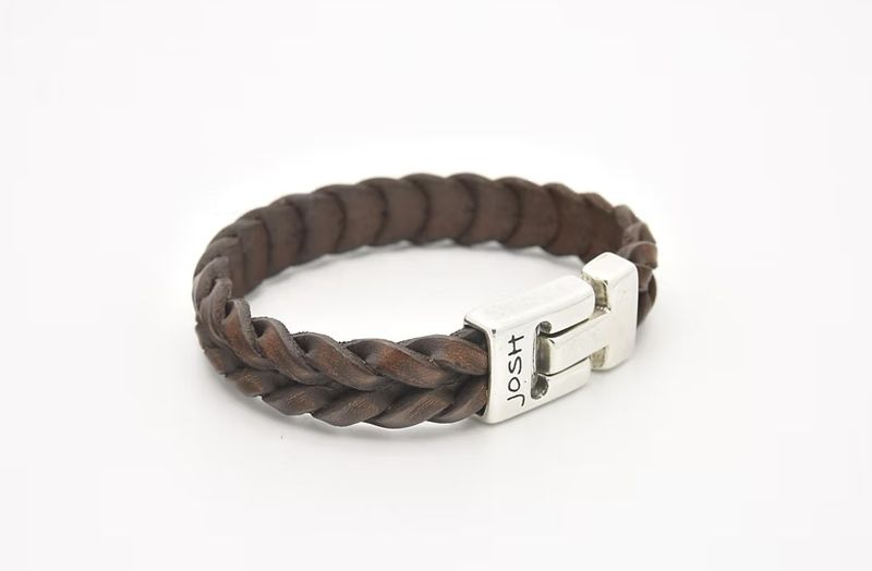 Armband 24728 Cognac / Sluiting Silver