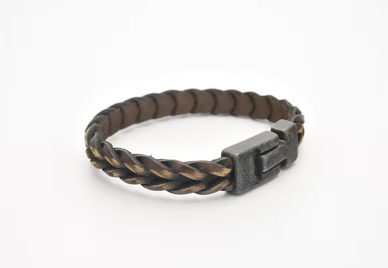 Armband 24940 Brown / Sluiting Vintage Black