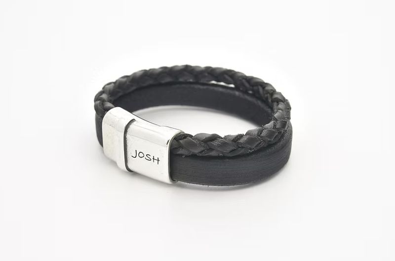 Armband 09110 Black / Sluiting Silver