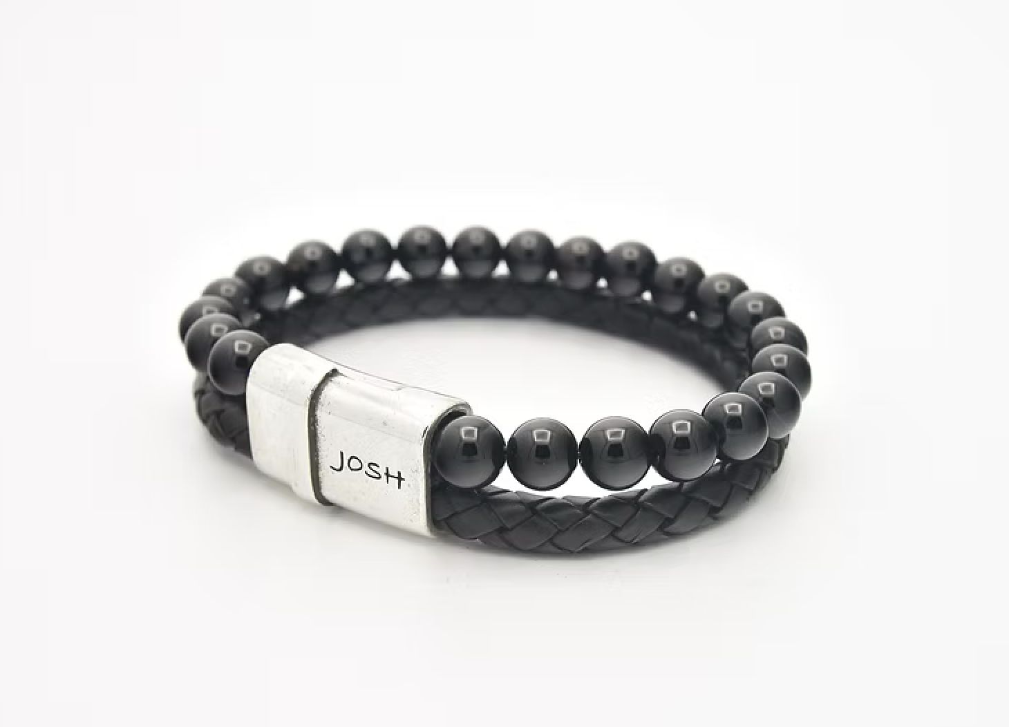 Armband 09286 Black / Sluiting Silver