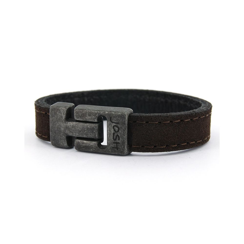 Armband 25037 Brown / Sluiting Silver