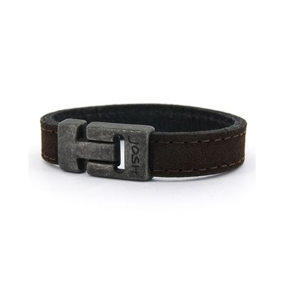 Armband 25037 Brown / Sluiting Silver