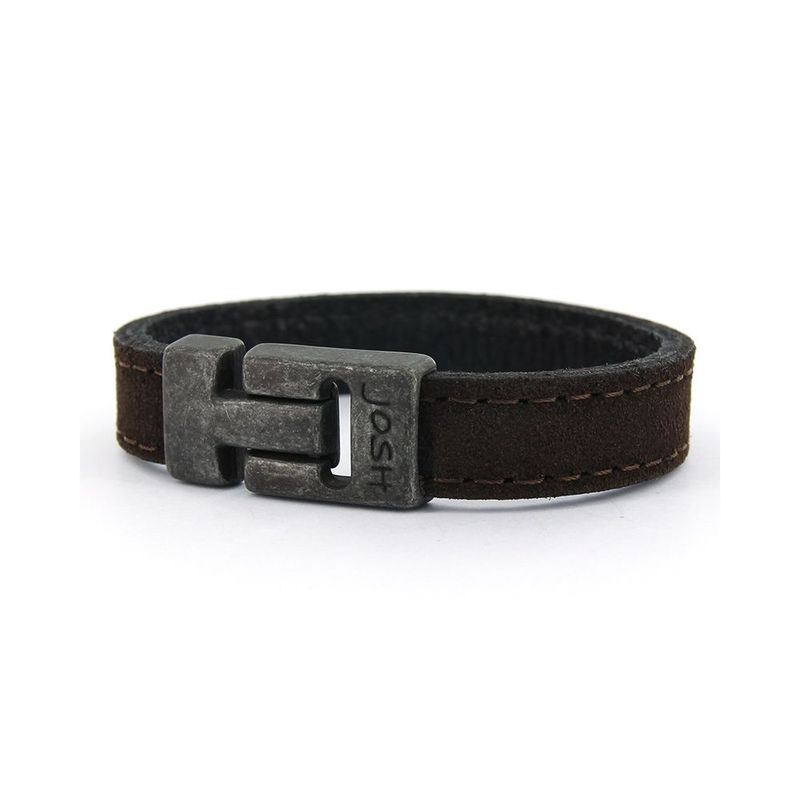 Armband 25037 Brown / Sluiting Silver