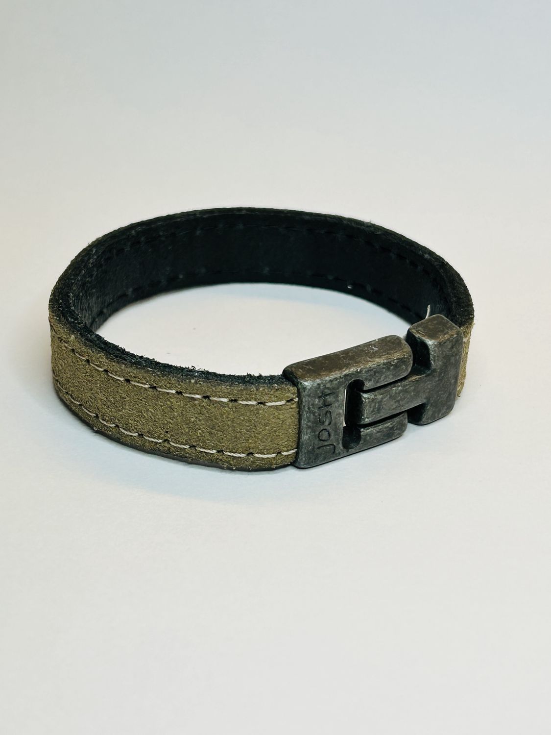 Armband 25037 Taupe / Sluiting Vintage Black