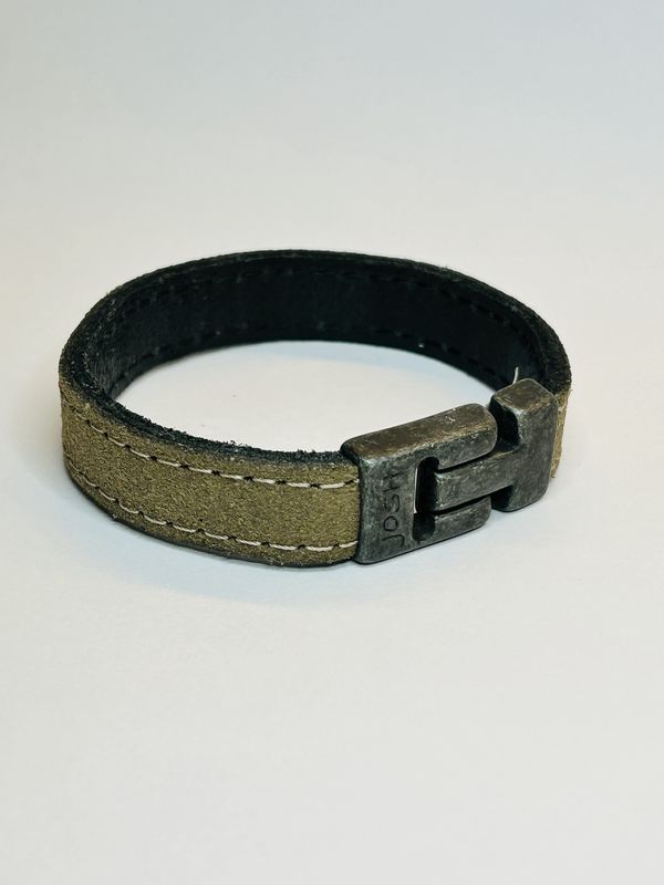 Armband 25037 Taupe / Sluiting Vintage Black