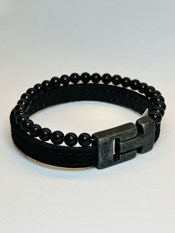 Armband 25038 Black / Sluiting Vintage Black