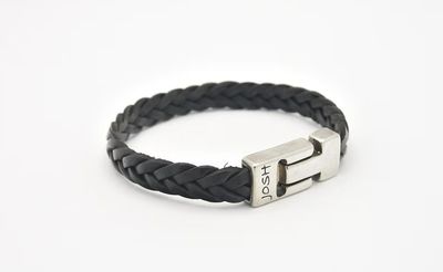 Armband 24456 Black / Sluiting Silver