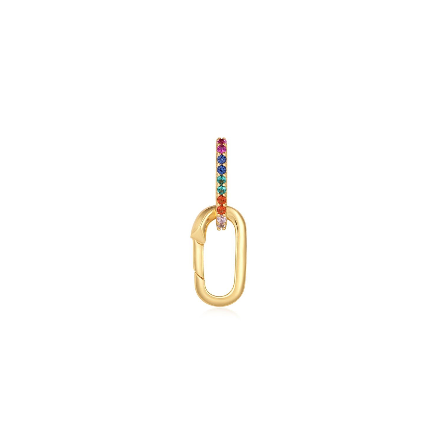 GOLD RAINBOW CHARM CONNECTOR