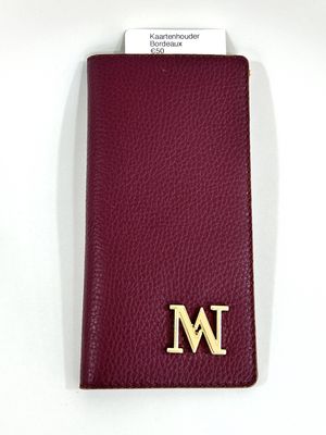Kaartenhouder Bordeaux L