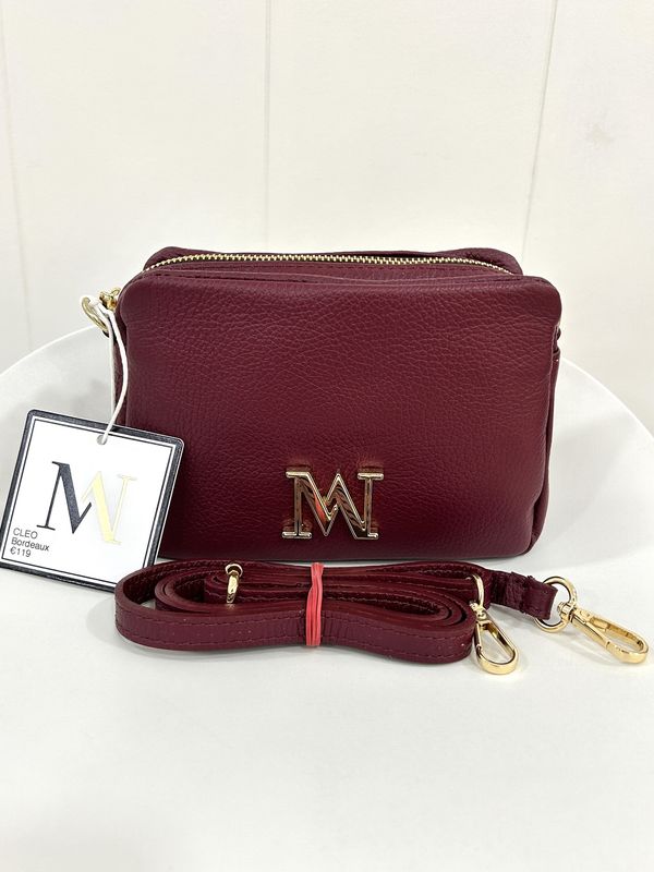Handtas &#39;Cleo&#39; Bordeaux