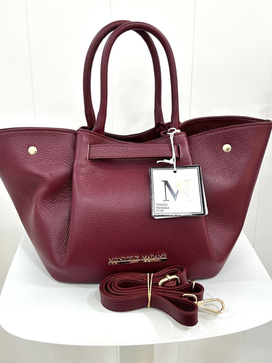 Handtas &#39;Frieda&#39; Bordeaux