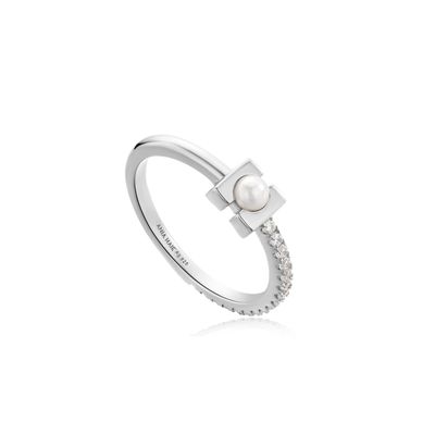 RING SILVER WITH SQUARE